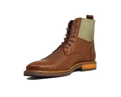 Foto 1 | Foto 1 | Bota Warlock 8027 Café De Piel Para Hombre
