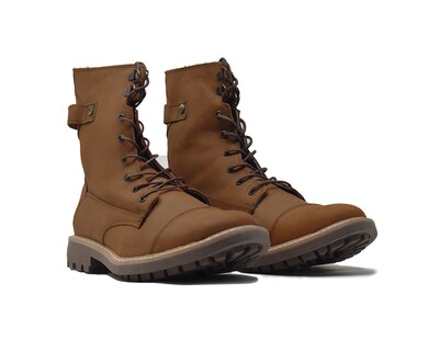 Foto 5 | Foto 5 | Bota Warlock 4200 Café De Piel Para Hombre
