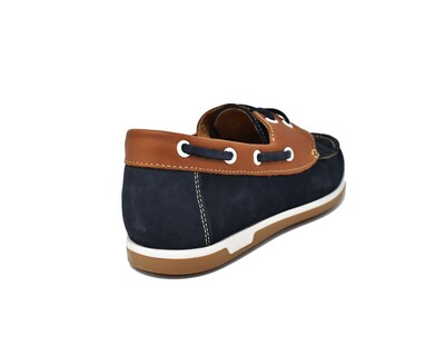 Foto 3 | Foto 3 | Mocasín Marinero Warlock 9300 Azul De Piel Para Hombre.
