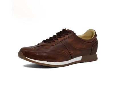 Foto 2 | Foto 2 | Tenis Casual Warlock 2500 Café De Piel Para Hombre.