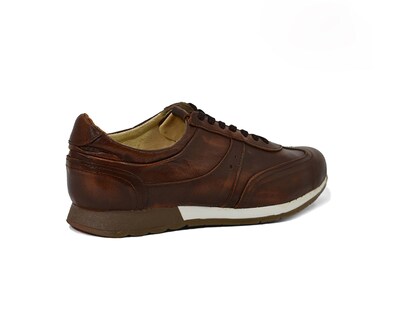 Foto 3 | Foto 3 | Tenis Casual Warlock 2500 Café De Piel Para Hombre.