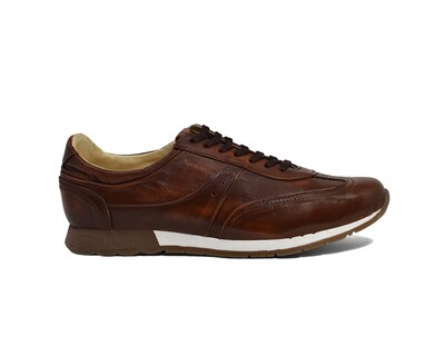 Foto 4 | Foto 4 | Tenis Casual Warlock 2500 Café De Piel Para Hombre.