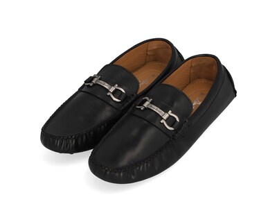 Foto 1 | Foto 1 | Zapatos Mocasines Michel Domit de Piel Negros para Hombre