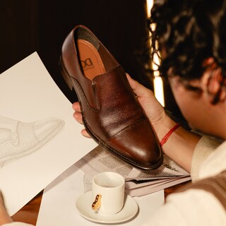 Foto 7 | Foto 7 | Zapato Slip-on Café Para Hombre De Piel Con Detalles Elegantes