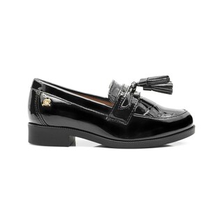 Foto 6 | Foto 6 | Mocasin Infantil Formal Elegante Salamandra Charol Negro Negro