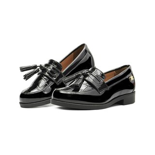 Foto 1 | Foto 1 | Mocasin Infantil Formal Elegante Salamandra Charol Negro Negro