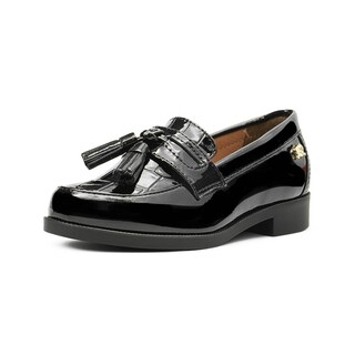 Foto 3 | Foto 3 | Mocasin Infantil Formal Elegante Salamandra Charol Negro Negro
