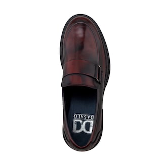 Foto 5 | Foto 5 | Zapato Casual Tipo Loafer Vino Para Hombre Con Suela Chunky