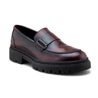 Foto 1 | Foto 1 | Zapato Casual Tipo Loafer Vino Para Hombre Con Suela Chunky