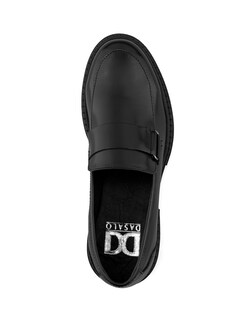 Foto 5 | Foto 5 | Zapato Casual Loafer Negro Para Hombre Con Suela Gruesa