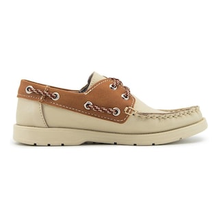 Foto 4 | Foto 4 | Zapato De Piel Karsten Estilo Mocasin Beige/cafe 18-24 Beige