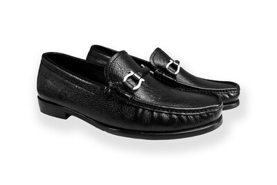 Foto 2 | Foto 2 | Mocasín Casual Hombre Benissimo 1903 Piel Negra Hebilla
