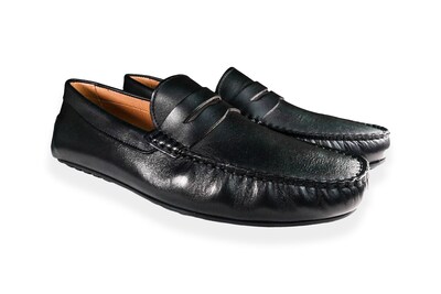 Foto 2 | Foto 2 | Mocasín Casual Hombre Benissimo 1601 Piel Negra Cómodo