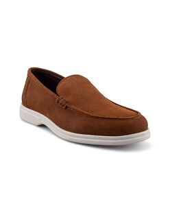 Foto 1 | Foto 1 | Mocasín De Gamuza Café Para Hombre Con Suela Ligera Y Diseño Slip-on