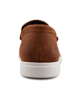 Foto 3 | Foto 3 | Mocasín De Gamuza Café Para Hombre Con Suela Ligera Y Diseño Slip-on