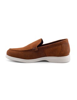 Foto 4 | Foto 4 | Mocasín De Gamuza Café Para Hombre Con Suela Ligera Y Diseño Slip-on