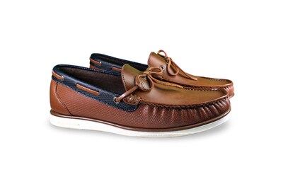 Foto 2 | Foto 2 | Mocasín Náutico Hombre Benissimo 3605 Piel Café Casual