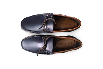 Foto 4 | Foto 4 | Mocasín Náutico Hombre Benissimo 3605 Azul Marino Piel