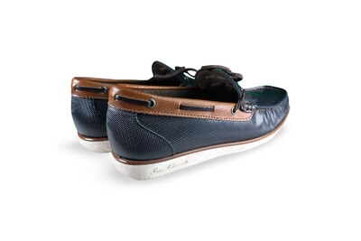 Foto 3 | Foto 3 | Mocasín Náutico Hombre Benissimo 3605 Azul Marino Piel