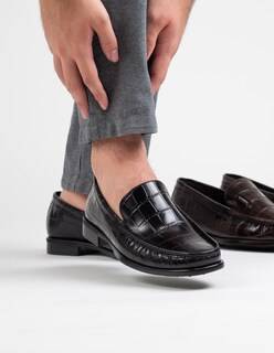 Foto 6 | Foto 6 | Mocasín De Piel Vacuno Negro Para Hombre