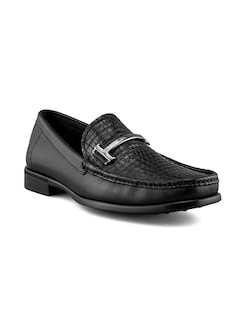 Foto 1 | Foto 1 | Mocasín De Piel Vacuno Negro Para Caballero Con Herraje Metálico