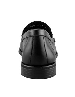 Foto 3 | Foto 3 | Mocasín De Piel Vacuno Negro Para Caballero Con Herraje Metálico