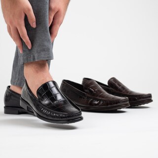 Foto 7 | Foto 7 | Mocasín De Piel Vacuno Café Oscuro Para Hombre