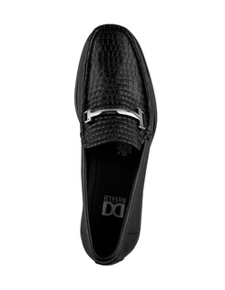 Foto 5 | Foto 5 | Mocasín De Piel Vacuno Negro Para Caballero Con Herraje Metálico