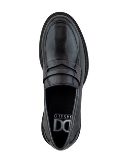 Foto 5 | Foto 5 | Mocasín En Piel Vacuno Acabado Camaleón Gris Con Suela Chunky Para Hombre