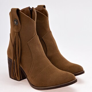Foto 2 | Foto 2 | Botas con Peluche Giselle Camel para Mujer