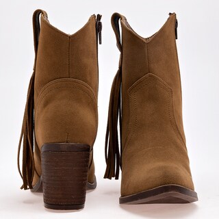 Foto 3 | Foto 3 | Botas con Peluche Giselle Camel para Mujer