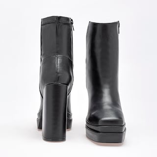 Foto 3 | Foto 3 | Botines Pietro Alessandro Negros para Mujer