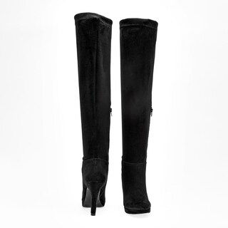 Foto 3 | Foto 3 | Botas Pietro Alessandro Negras para Mujer