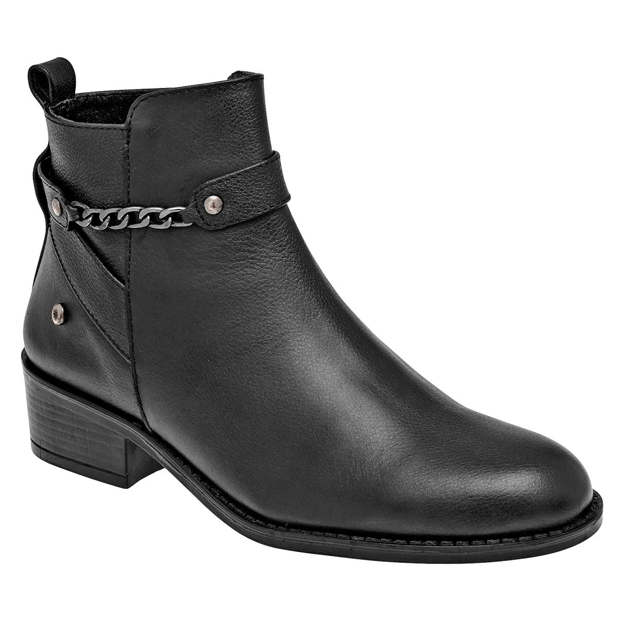 Botines Moramora Negros para Mujer,Size 24