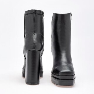Foto 3 | Foto 3 | Botines Pietro Alessandro Negros para Mujer