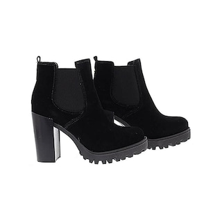 Foto 2 | Foto 2 | Botines Moleca Ditza Elastic Negros para Mujer