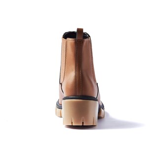 Foto 4 | Foto 4 | Bota Chelsea Moleca Dalia Elástico Café Para Mujer