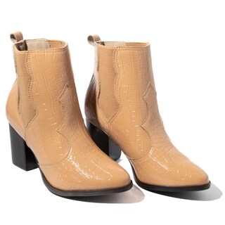 Foto 5 | Foto 5 | Botines Beira Rio Ranae Coco Beige para Mujer
