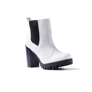 Foto 2 | Foto 2 | Botines Moleca Ditza Pelica Blancos para Mujer