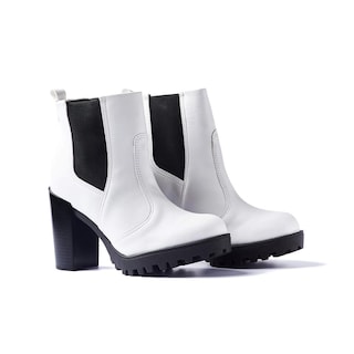 Foto 5 | Foto 5 | Botines Moleca Ditza Pelica Blancos para Mujer