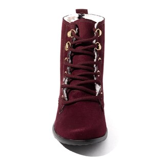 Foto 2 | Foto 2 | Botines Moleca Tintos para Mujer