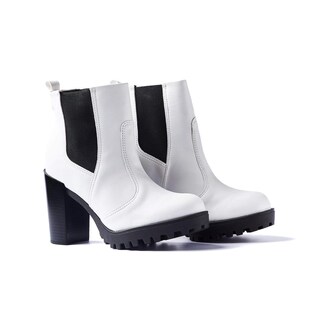 Foto 5 | Foto 5 | Botines Moleca Ditza Pelica Blancos para Mujer