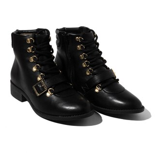 Foto 5 | Foto 5 | Botines para Mujer Modare Magnolia Negros con Hebilla