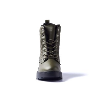 Foto 3 | Foto 3 | Bota Combat Boot Vizzano Saula Napa Verde Oscuro para Mujer