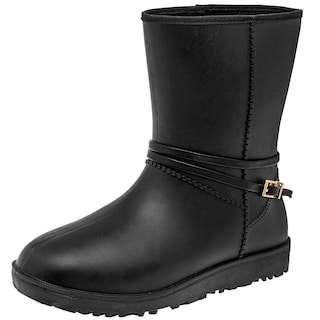Foto 1 | Foto 1 | Botas de Lluvia Top Moda Negras Impermeables para Mujer