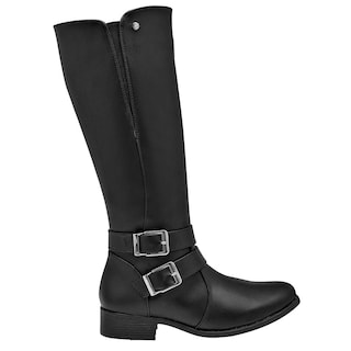 Foto 3 | Foto 3 | Botas Largas Etnia Negras de Piso para Mujer
