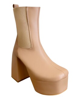 Foto 1 | Foto 1 | Botin De Plataforma Para Mujer Malabis Bot-1021 Color Crema