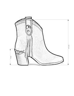 Foto 6 | Foto 6 | Bota Vaquera Dasalo en Piel Vacuna Verde con Barbas y Herraje para Mujer