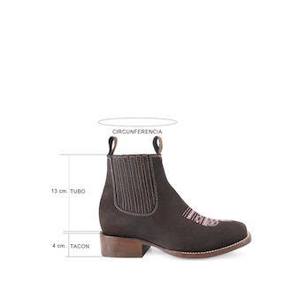 Foto 7 | Foto 7 | Botines Ladies El Malcreado Cafés para Mujer