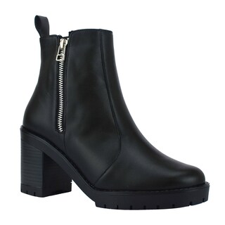 Foto 1 | Foto 1 | Botín de Piel Vicenza 7503 color Negro con Cierre Lateral